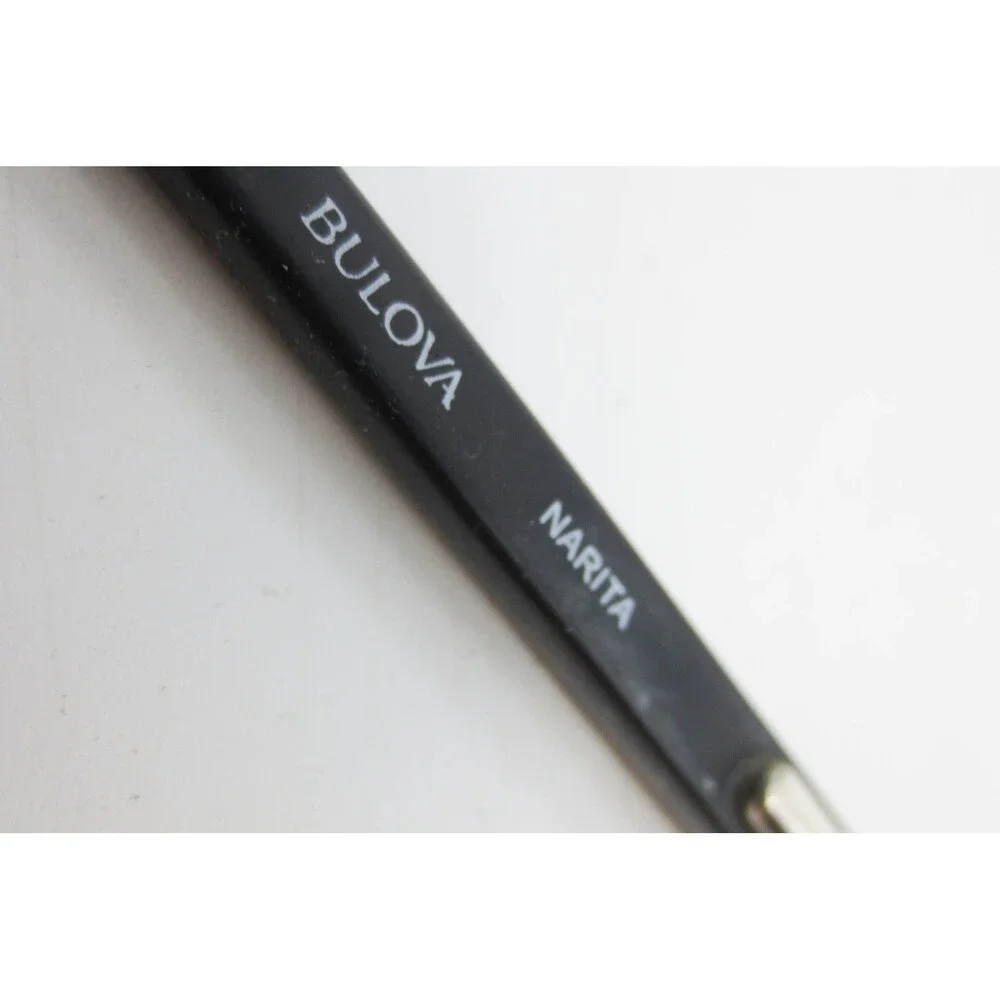 Bulova Narita Black Gold Cat Eye Eyeglasses Frames 53-16-140 Crystal Accents